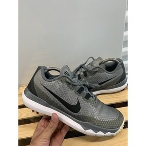 Nike Tiger Woods Golf Shoe Men's‎ 8 Soft Spikes Cleats Gray Black 704884-002